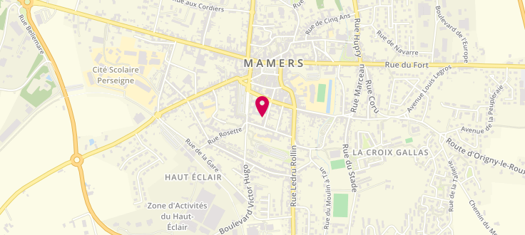 Plan de Circonscription Solidarité départementale de Mamers, 9, Rue Dallier, 72600 Mamers