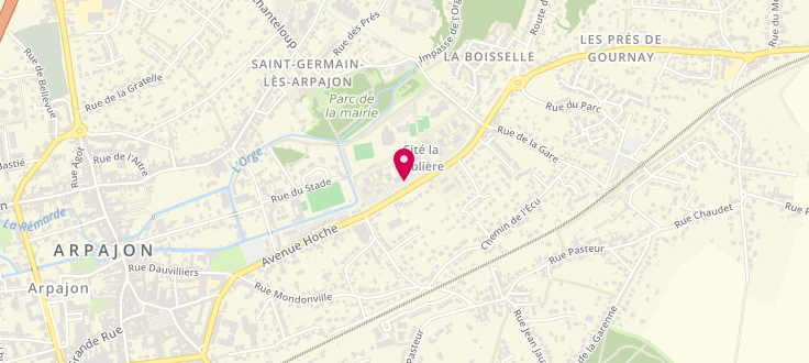 Plan de Centre de PMI de Saint-Germain-lès-Arpajon, Bâtiment 7<br />
1 Avenue Salvador Allende, 91180 Saint-Germain-lès-Arpajon