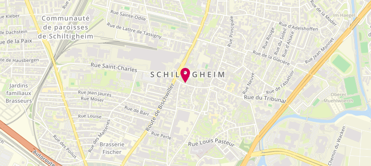 Plan de Centre médico-social de Schiltigheim, 22 Rue de De la Mairie, 67300 Schiltigheim