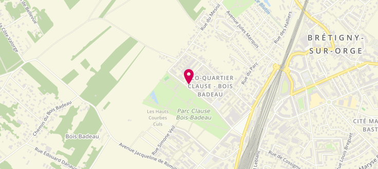 Plan de Centre de PMI de Brétigny sur Orge, 2 Avenue Claude-Lévi-Strauss, 91220 Brétigny-sur-Orge