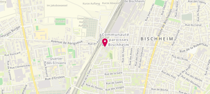Plan de Centre médico-social de Bischheim, 4 Rue des Magasins, 67800 Bischheim