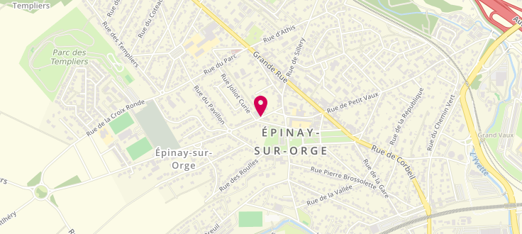 Plan de Centre de PMI d'Epinay sur Orge, 10 Rue de la Division-Leclerc, 91360 Épinay-sur-Orge