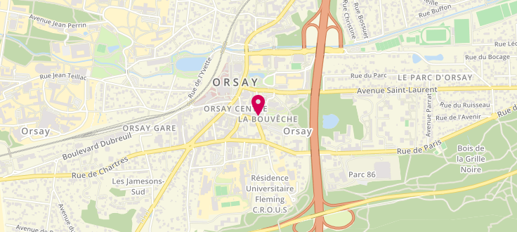 Plan de Centre de PMI d'Orsay - Hopital, 69 Rue de Paris, 91400 Orsay