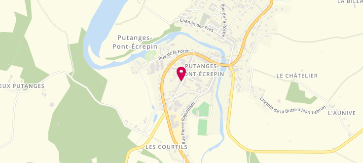 Plan de France services la Poste de Putanges-le-Lac, 2 Rue du Docteur Prod'homme, 61210 Putanges-le-Lac