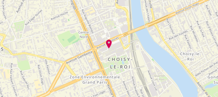 Plan de Centre de PMI de Choisy le Roi, 6 Avenue Anatole-France, 94600 Choisy-le-Roi