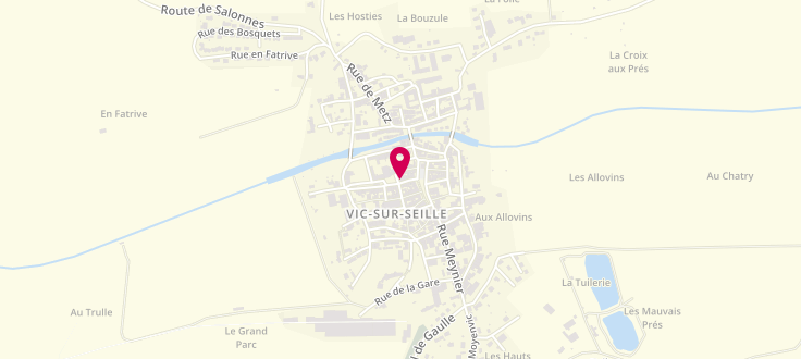 Plan de France Services Vic sur Seille, 22 Philippe Leroy, 57630 Vic-sur-Seille