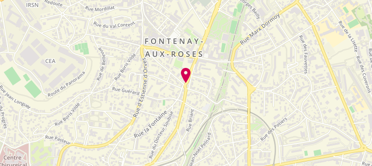 Plan de Centre de PMI de Fontenay aux Roses, 6 Rue Antoine-Petit, 92260 Fontenay-aux-Roses