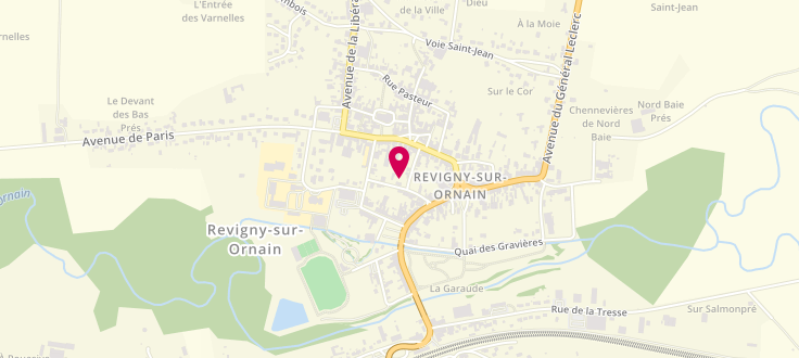 Plan de Maison de la Solidarité de Revigny, 2 Rue des Ecoles, 55800 Revigny-sur-Ornain