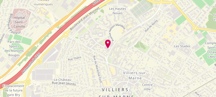 Plan de France services de Villiers-sur-Marne - l'Escale, 2 Place Charles Trénet - Boulevard de Friedberg, 94350 Villiers-sur-Marne