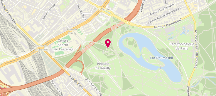 Plan de Centre de PMI de Paris 10ème arrondissement, Croix-Rouge<br />
48 Rue du Faubourg-Saint-Denis, 75010 Paris