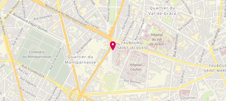 Plan de Centre de Protection Maternelle et Infantile de Paris - 14ème Arrondissement, 53, avenue de l’Observatoire<br />
Maternité Port-Royal, 75014 Paris
