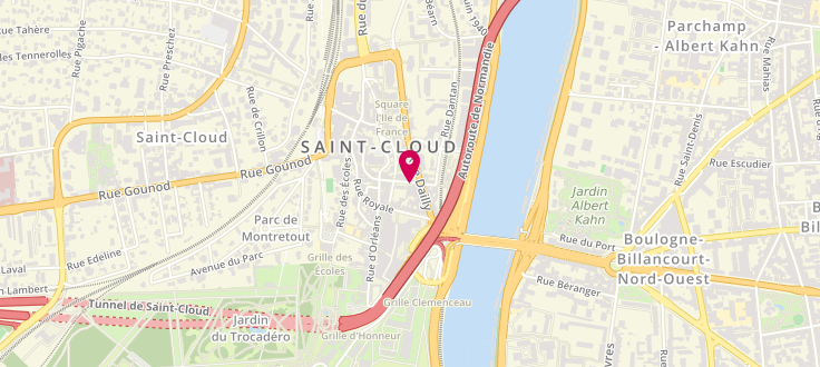 Plan de Centre de PMI de Saint Cloud, 1 Rue du Docteur Desfossez, 92210 Saint-Cloud