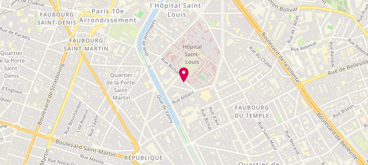 Plan de Consultations Infantiles hopital bichat - 18ème Arrondissement - unité enfant adolescent, Hôpital Bichat<br />
46 Rue Henri Huchard, 75018 Paris