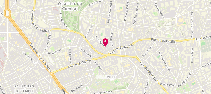 Plan de Consultations Infantiles Croix Saint Simon de Paris - 19ème Arrondissement - Clavel, 6 Bis Rue Clavel, 75019 Paris