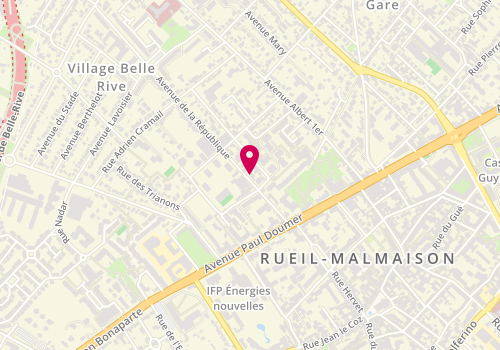 Plan de Centre de PMI de Rueil Malmaison, 16 Bis Avenue de la République, 92500 Rueil-Malmaison