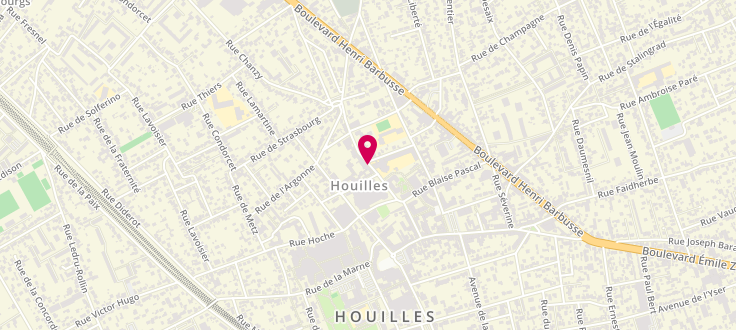 Plan de Espace Territorial de Chatou, 21 Rue Camille-Pelletan, 78800 Houilles