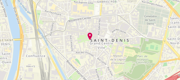 Plan de Centre de PMI de Saint-Denis - Émile Connoy, 17 Rue Emile Connoy, 93200 Saint-Denis