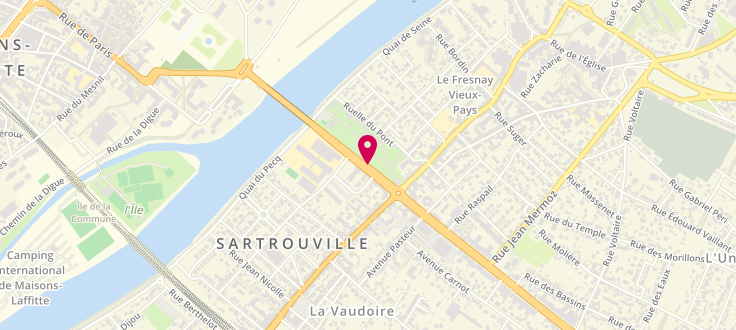 Plan de Centre de PMI de Sartrouville - Berteaux, 1 Avenue Maurice Berteaux, 78500 Sartrouville
