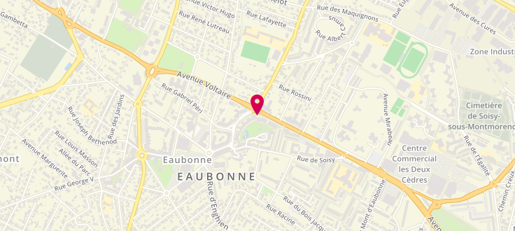 Plan de Centre de PMI d'Eaubonne, 2 Avenue de Paris, 95600 Eaubonne