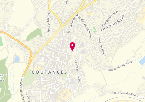 Plan de France services de Coutances, Square Lebrun, 50207 Coutances