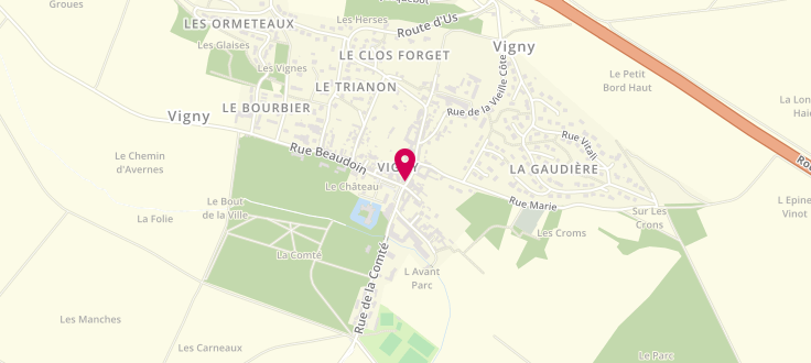 Plan de France services la Poste de Vigny, 1 Rue du Général Leclerc, 95450 Vigny
