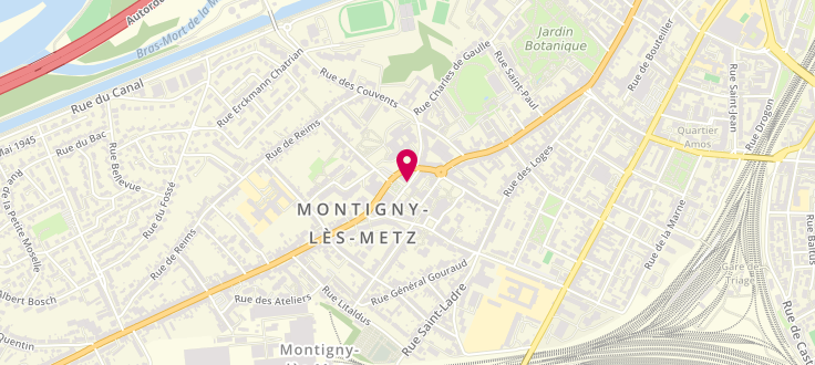 Plan de Centre Médico-Social de Montigny les Metz, Pôle Agrément<br />
3 Place Joseph-Schaff, 57950 Montigny-lès-Metz