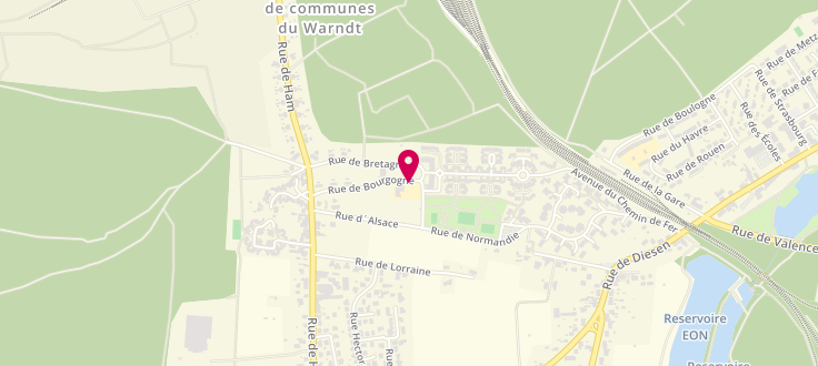 Plan de Consultation de Pédiatrie Préventive de Creutzwald, Cité Maroc<br />
A.s.b.h. - Impasse du Dauphiné, 57150 Creutzwald