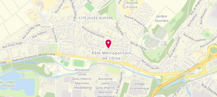 Plan de France services la Poste de Montataire, 1 Place Auguste Genie, 60160 Montataire