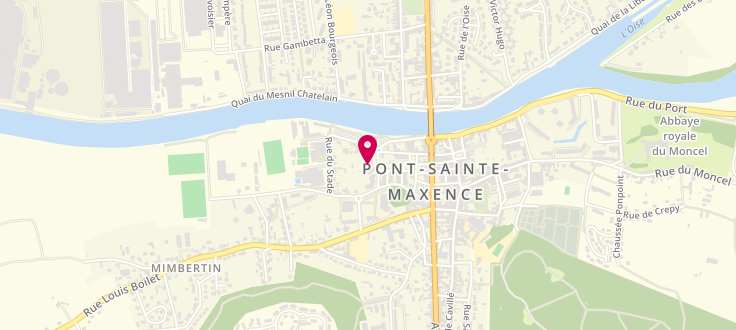 Plan de Maison Départementale de la Solidarité de Pont-Sainte-Maxence, 2 Rue Claude Chappe, 60700 Pont-Sainte-Maxence