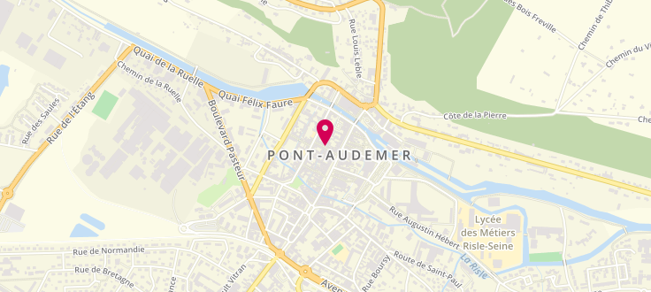 Plan de Centre Médico-Social de Pont Audemer, Pôle-Social<br />
9 Rue des Papetiers, 27500 Pont-Audemer