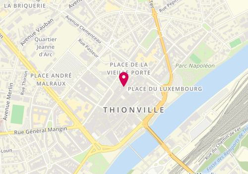 Plan de Centre Médico-Social de Thionville, Passage du Dispensaire, 57100 Thionville