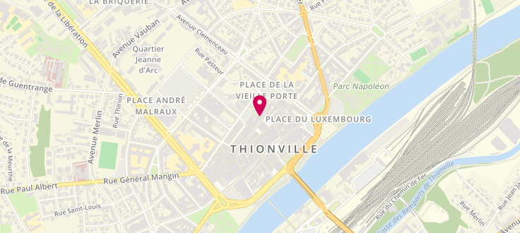 Plan de Centre Médico-Social de Thionville, Passage du Dispensaire, 57100 Thionville