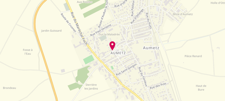 Plan de Permanence sociale d'Aumetz, Mairie<br />
6, Place Hôtel de Ville, 57710 Aumetz