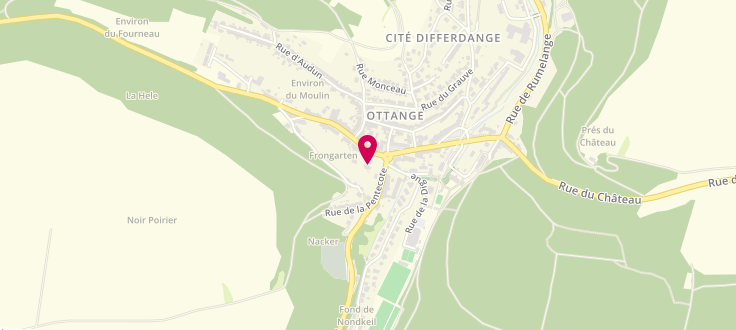 Plan de Permanence sociale d'Ottange, Mairie<br />
1, Rue Principale, 57840 Ottange