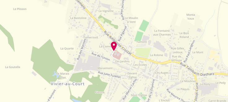 Plan de France services de Vivier-au-Court, Rue du Cercle, 08440 Vivier-au-Court