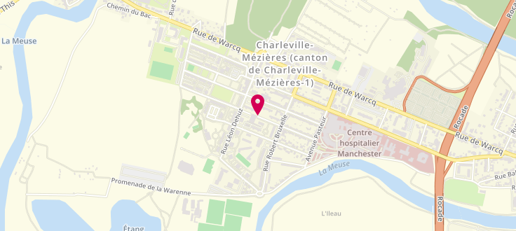Plan de France services Charleville-Mézières - Manchester, 1 Rue Maryse Bastié, 08000 Charleville-Mézières