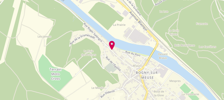 Plan de Maison des Solidarités de Bogny sur Meuse, Maison des Solidarités<br />
44 Rue Roger-Salengro, 08120 Bogny-sur-Meuse