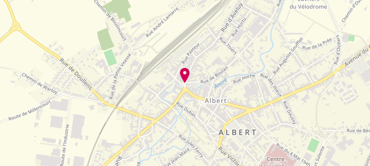 Plan de Centre médico-social d'Albert, 7/9 rue Carnot, 80300 Albert