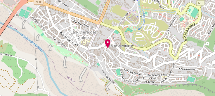 Plan de France services la Possession - Rivi&egrave;re des Galets, Rue Roger Eug&egrave;ne Delouise, 97419 La Possession