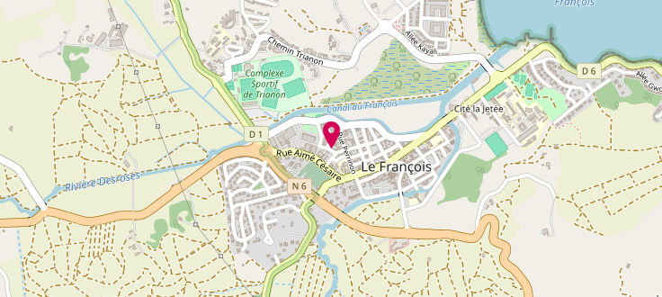Plan de France services du Fran&ccedil;ois, Quartier Usine, 97240 Le Fran&ccedil;ois