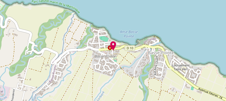 Plan de France services de Basse-Pointe, Ccas Rue Morestin, 97218 Basse-Pointe