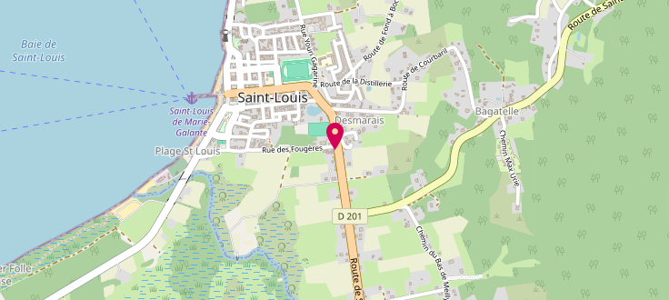 Plan de Centre Local d'Action de Santé et de Solidarité de Saint-Louis, Desmarais, 97134 Saint-Louis
