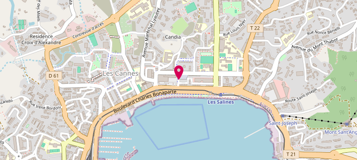 Plan de France services du quartier des Salines, Rue Jean Lluis, 20090 Ajaccio