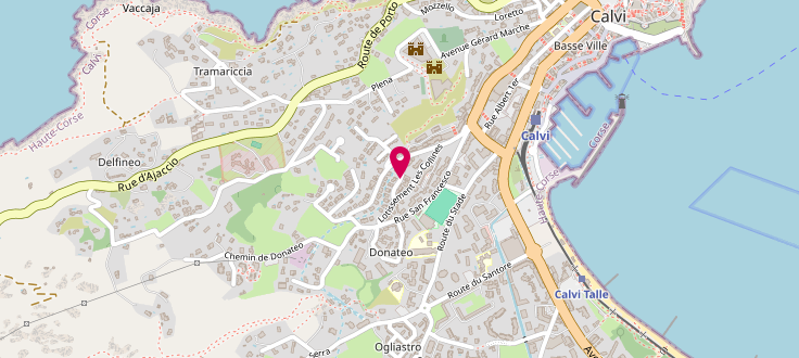 Plan de Maison des Services Départementaux de Calvi, Lotissement les Collines, 20260 Calvi