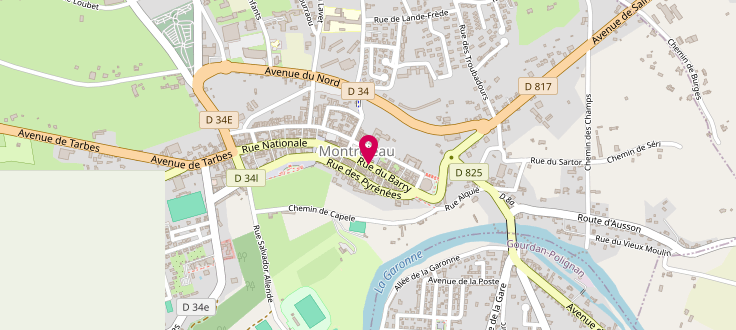 Plan de France services de Montr&eacute;jeau - Comminges, 6 Rue du Barry, 31210 Montr&eacute;jeau