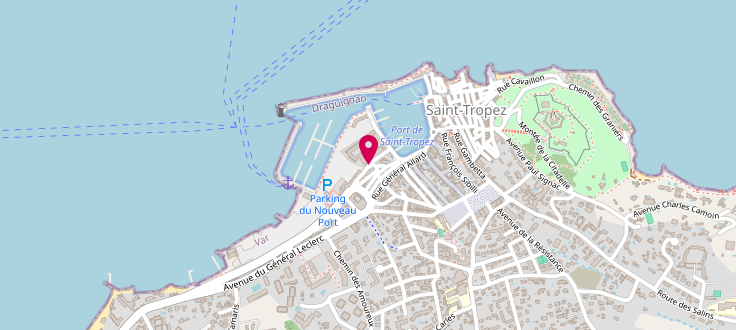 Plan de Centre PMI de Saint-Tropez - Golfe de Saint Tropez, Avenue du 11 Novembre 1918, 83990 Saint-Tropez