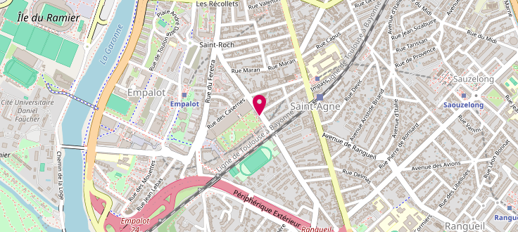 Plan de France services de Toulouse Niel-Empalot, 81 Rue Saint Roch, 31400 Toulouse