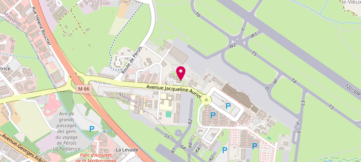 Plan de France services du Pays de l&rsquo;Or &ndash; A&eacute;roport, Avenue Jacqueline Auriol, 34130 Mauguio