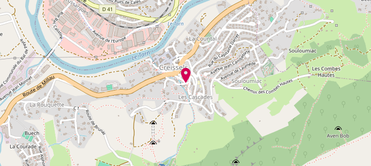 Plan de Point d'accueil PMI de Creissels, Mairie, 12100 Creissels