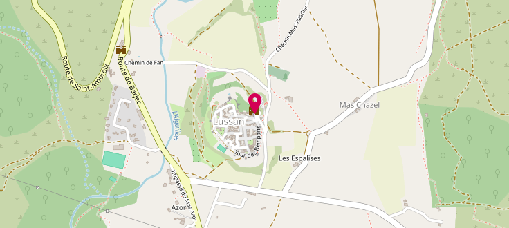 Plan de France services multisites de Uz&egrave;s Lussan - Site Lussan, Place du Ch&acirc;teau, 30580 Lussan